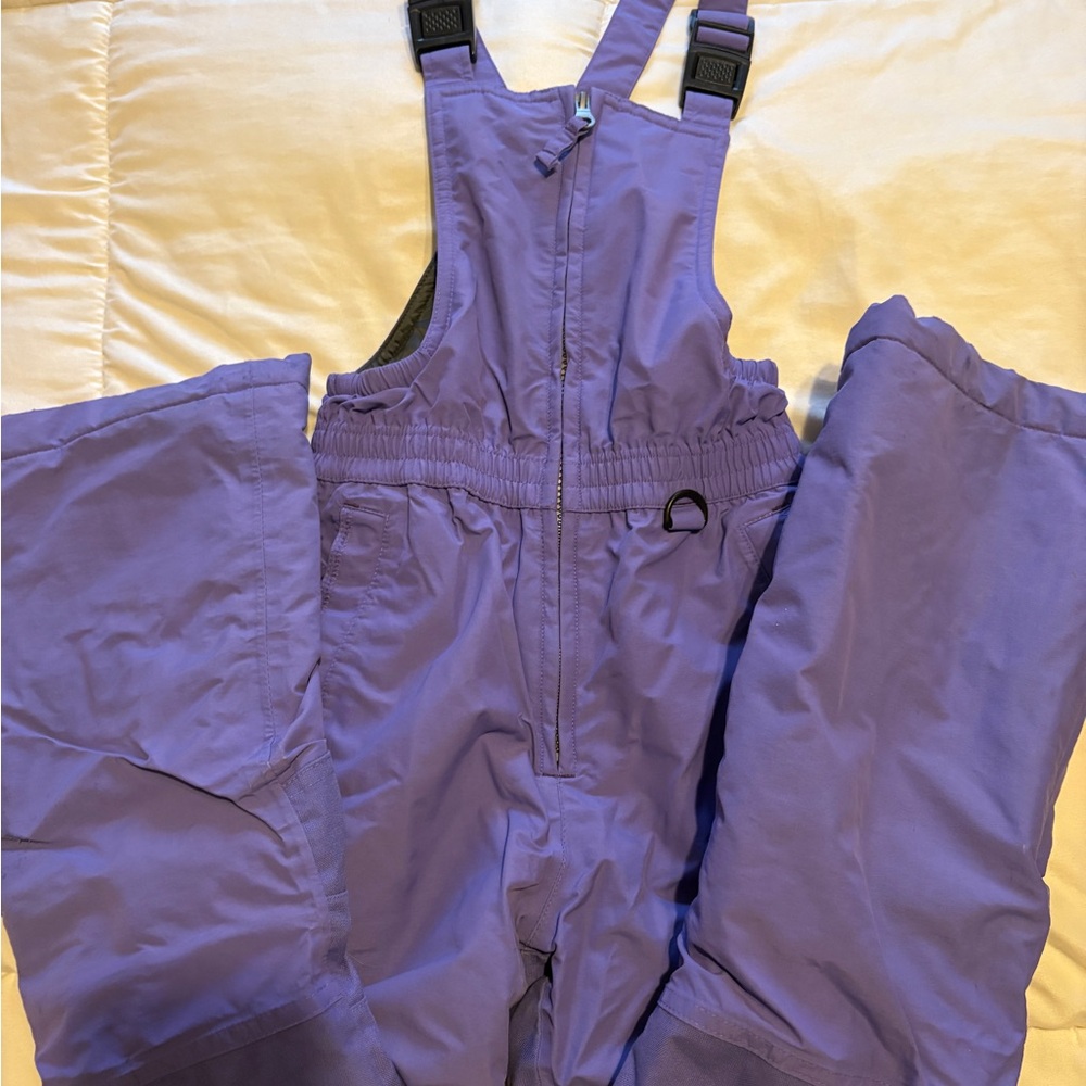 Purple Snow Bib Overalls